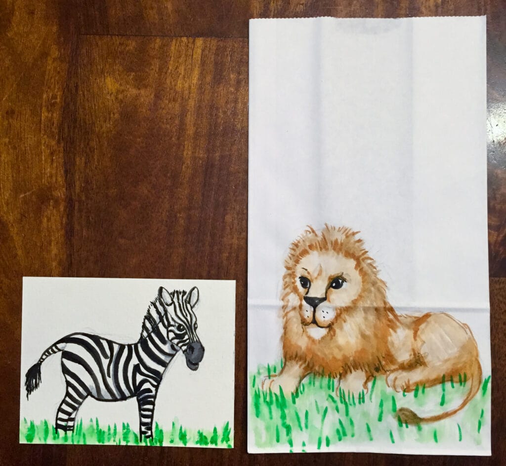 Instagram – Lion and Zebra