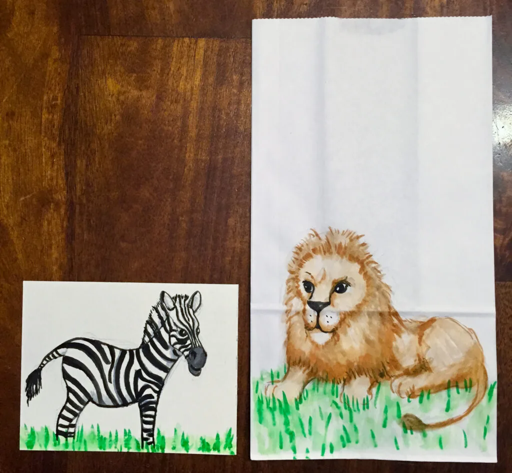 Instagram – Lion and Zebra