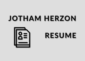 Jotham Herzon Resume