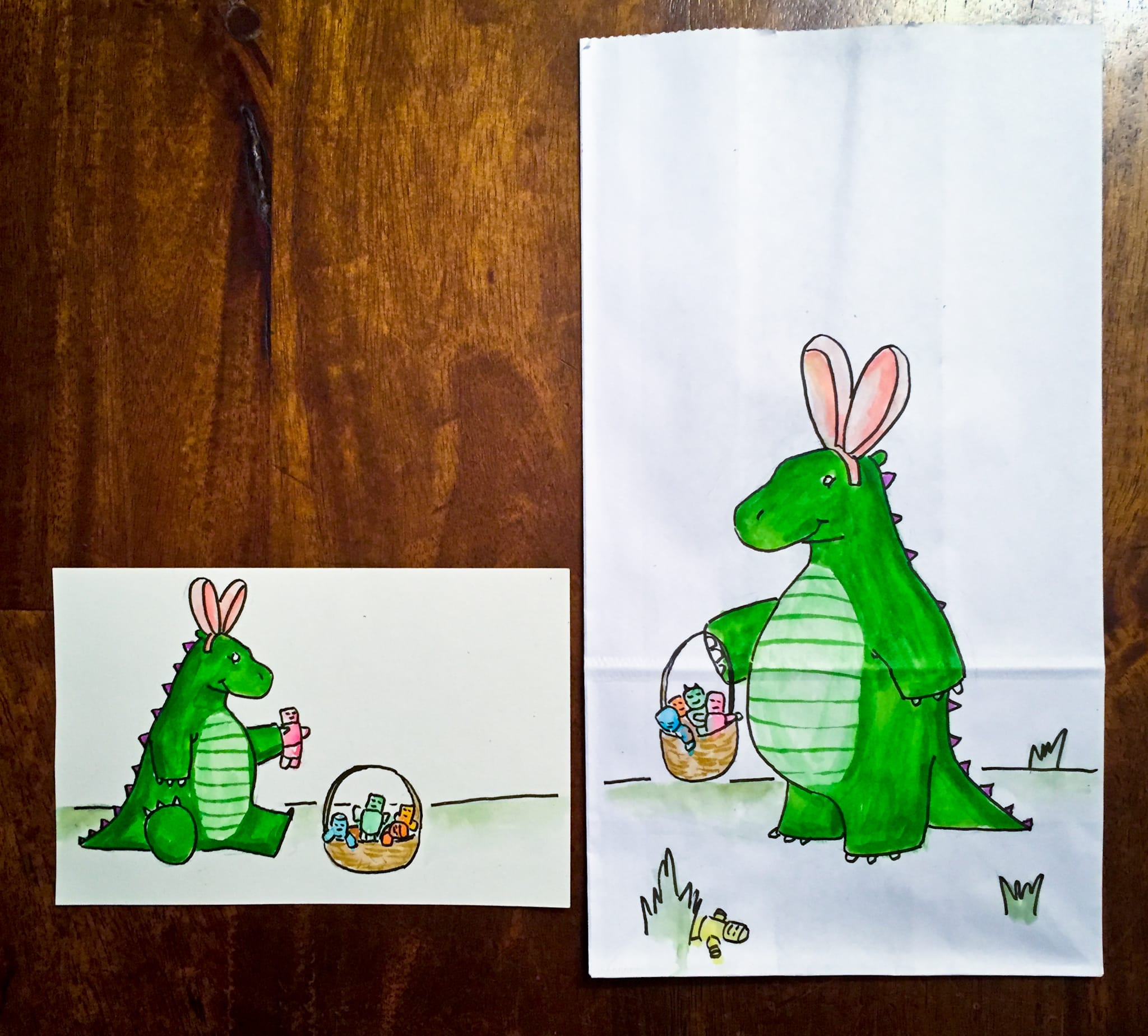 Dragons say Happy Easter – Instagram